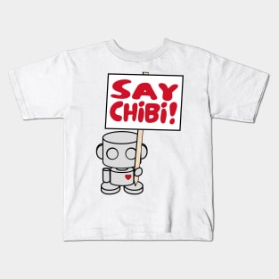 O'BOT Toy Robot (Say Chibi) Kids T-Shirt